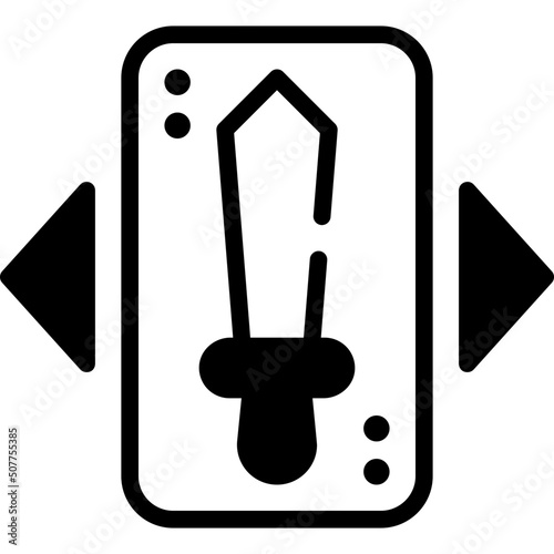 item solid line icon