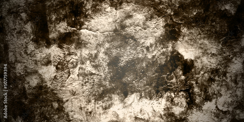 Marble stone texture Gray Black stone texture background. Abstract rocky surface and brown gray stone texture for background, wallpaper, material for texture.