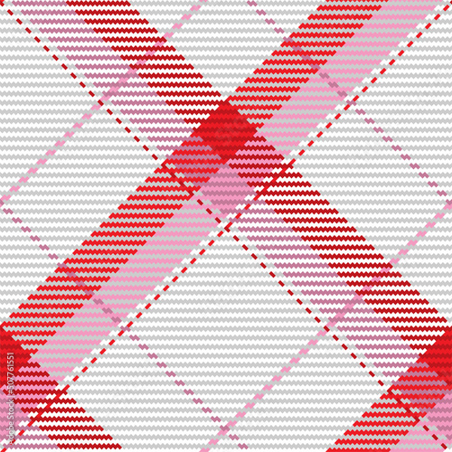 Seamless pattern of scottish tartan plaid. Repeatable background with check fabric texture. Vector backdrop striped textile print.