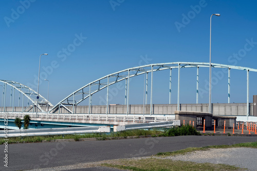 多摩川の橋 Tamagawa Bridge