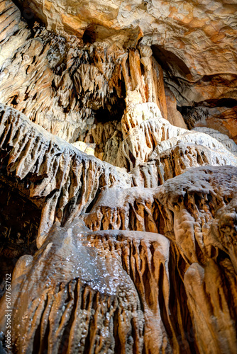 Jasov Cave, Slovakia, HDR Image photo