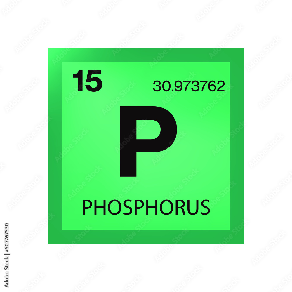Phosphorus element from the periodic table Phosphorus element from the periodic table