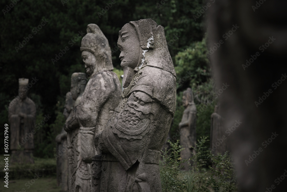 Dongqian lake in southern song dynasty stone carving park incomplete beauty and memory Dongqian lake in southern song dynasty stone carving park incomplete beauty and memory