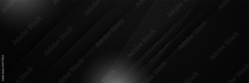 Black technology banner background Black technology banner background