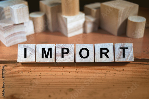 Import Word In Wooden Cube