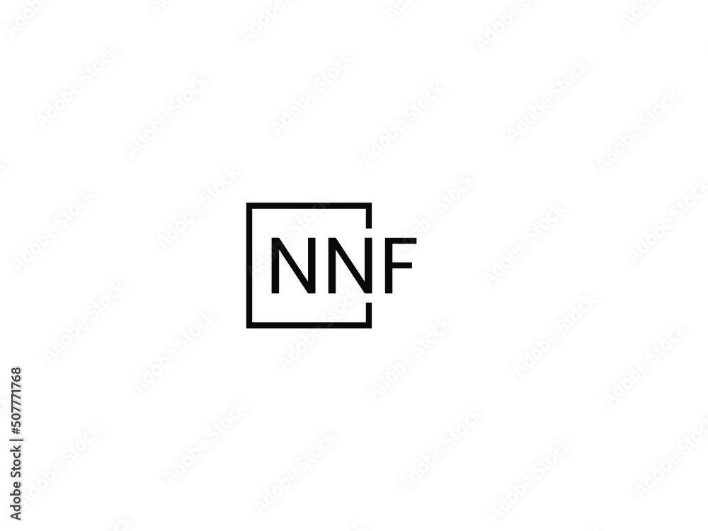 NNF letter initial logo design vector illustration NNF letter initial logo design vector illustration