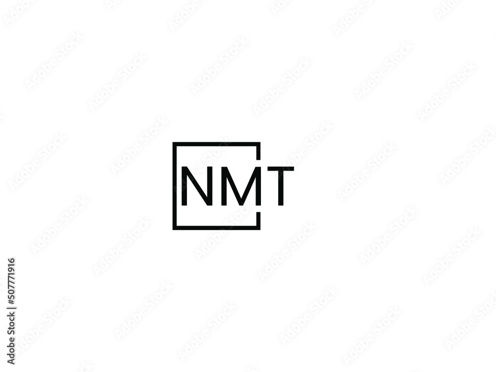 NMT Letter Initial Logo Design Vector Illustration NMT Letter Initial Logo Design Vector Illustration