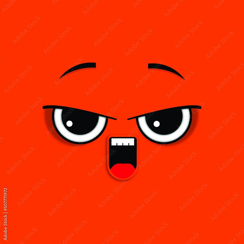 Cartoon face expressions