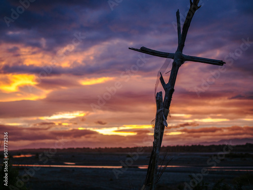 cross on the sky © Patrick