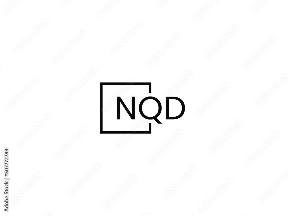 NQD Letter Initial Logo Design Vector Illustration NQD Letter Initial Logo Design Vector Illustration