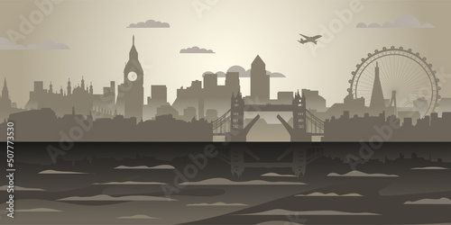 London city silhouette