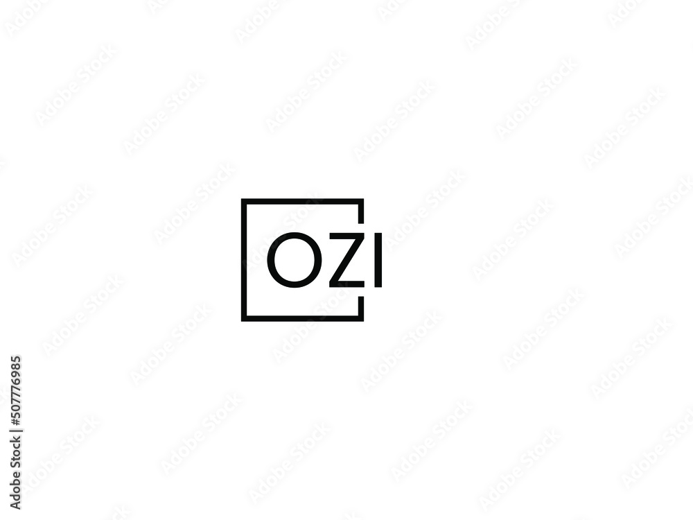OZI letter initial logo design vector illustration OZI letter initial logo design vector illustration