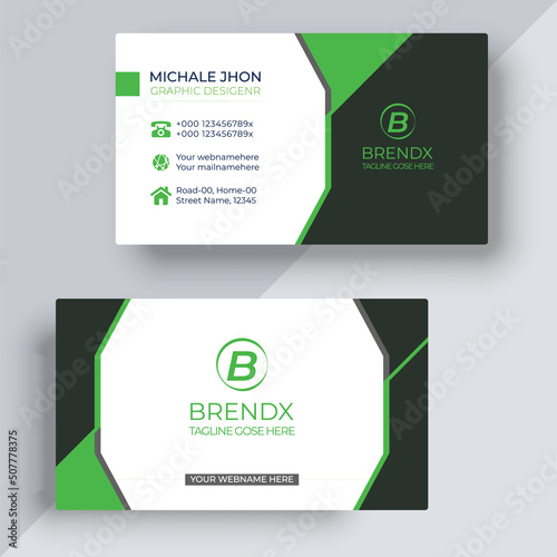 Vector Modern Creative and Clean Business Card Template