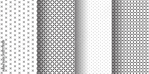 Minimalist abstract geometric pattern