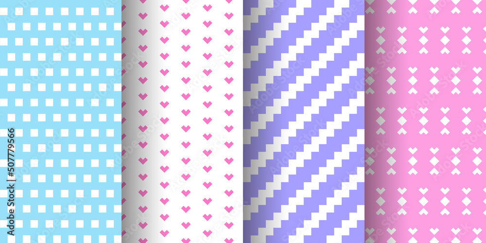 Sweet pastel color abstract geometric pattern Sweet pastel color abstract geometric pattern
