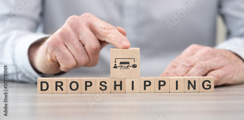 Concept of dropshipping