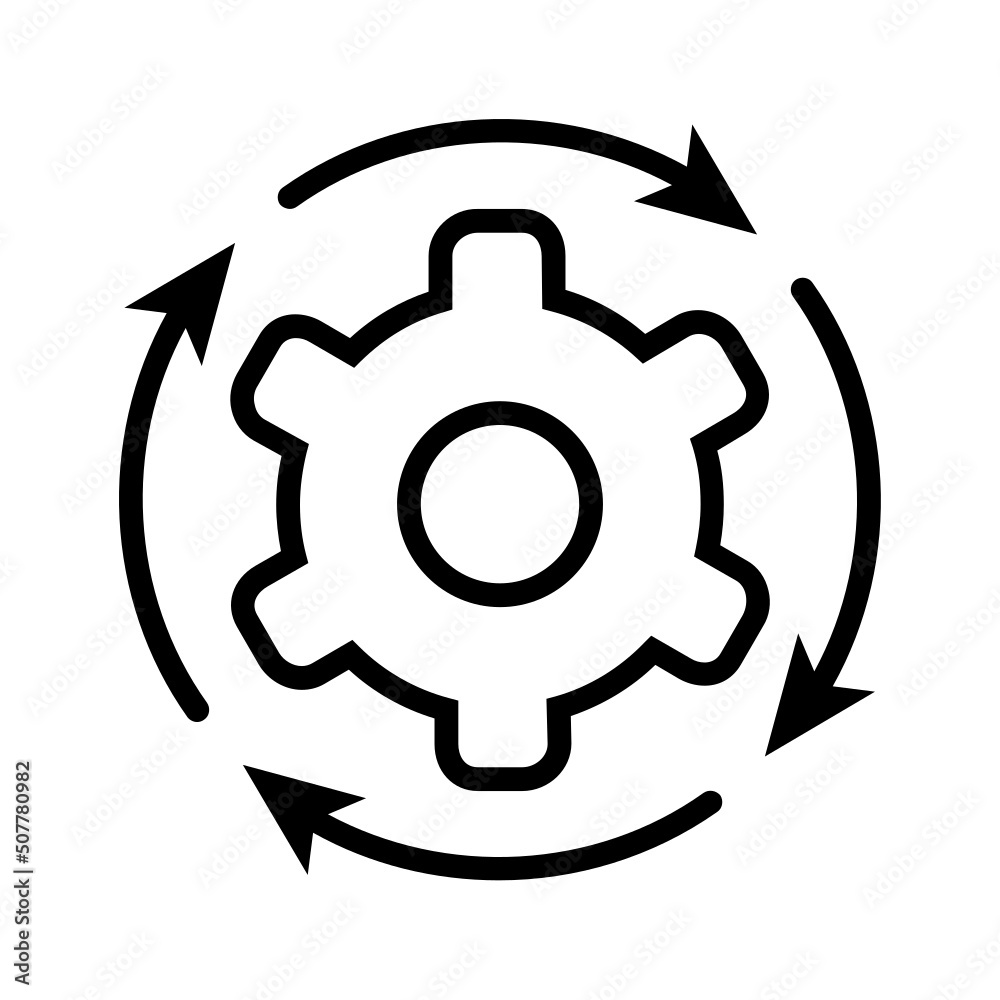 Black solid for Operational Icon Black solid for Operational Icon