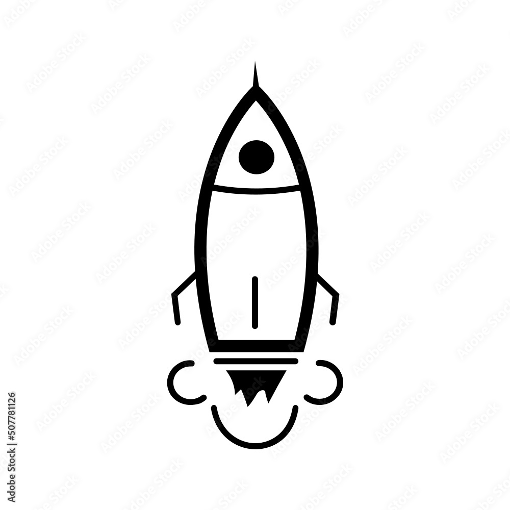 Black line for Implementation Icon Black line for Implementation Icon