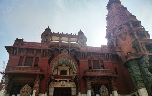 Baron Empain Palace in Cairo Egypt - Indian Architecture Built 1911. photo