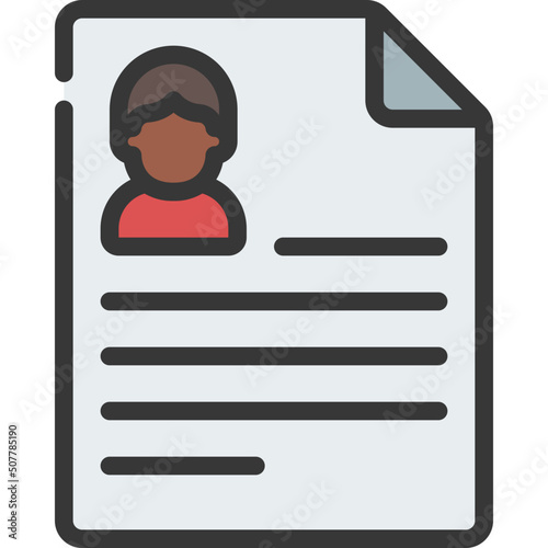 Resume Document Icon
