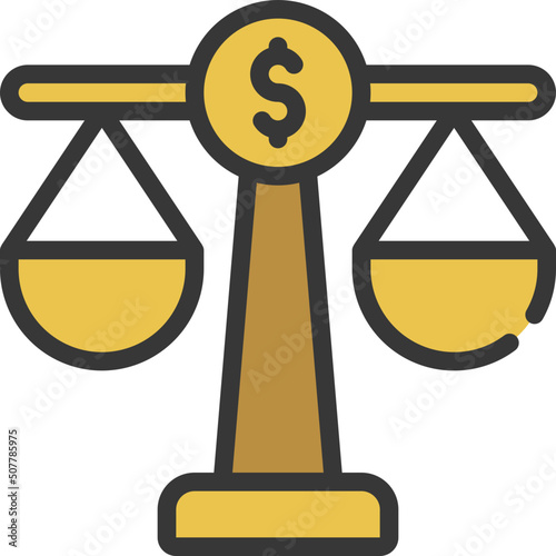 Financial Law Icon