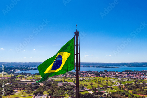 Bandeira do Brasil Panteão da Patria Drone