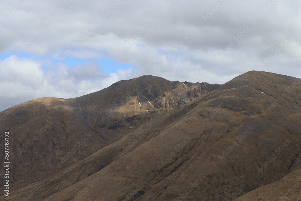 Mullach Fraoch-choire glen shiel ridge scotland highlands munros
