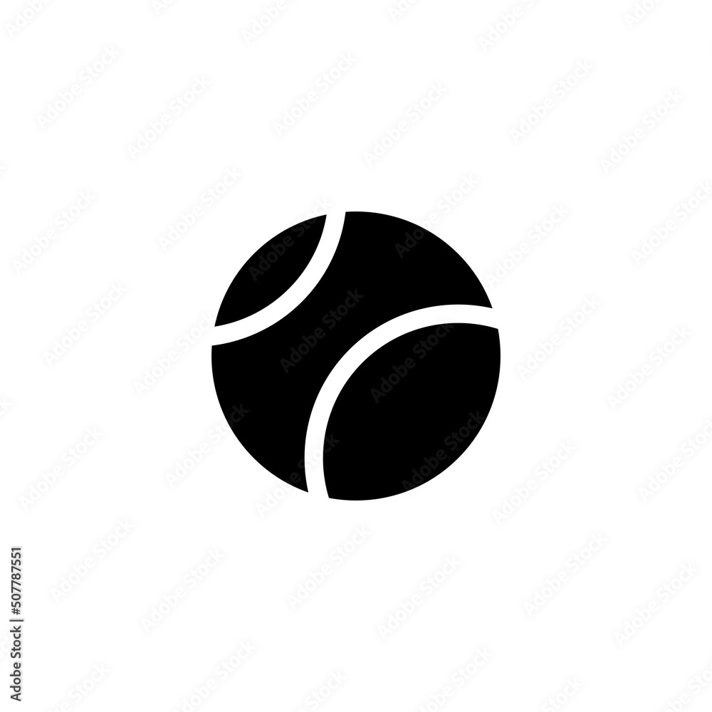 Baseball Ball, Leather Sports Equipment. Flat Vector Icon illustration. Simple black symbol on white background. Baseball Ball, Sports Equipment sign design template for web and mobile UI element. Baseball Ball, Leather Sports Equipment. Flat Vector Icon illustration. Simple black symbol on white background. Baseball Ball, Sports Equipment sign design template for web and mobile UI element.