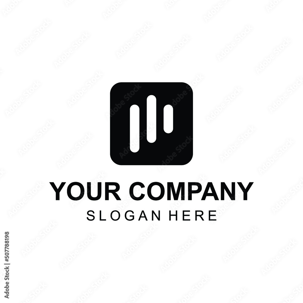 Creative minimal letter P app logo Creative minimal letter P app logo