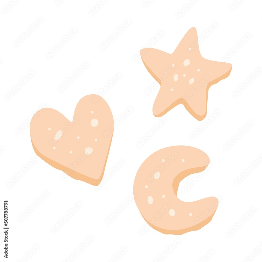Biscuits or cookies vector hand drawn illustration Biscuits or cookies vector hand drawn illustration