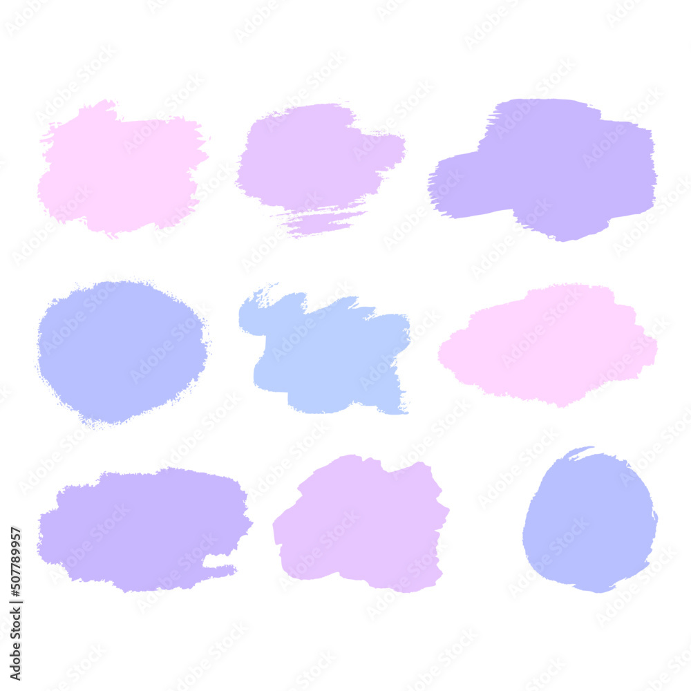 set of vector isolated blot purple pink background spot set of vector isolated blot purple pink background spot