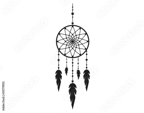  Dream catcher black icon