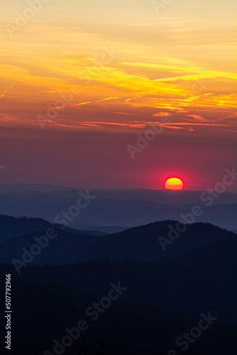Sonnenuntergang in den Bergen © Timo