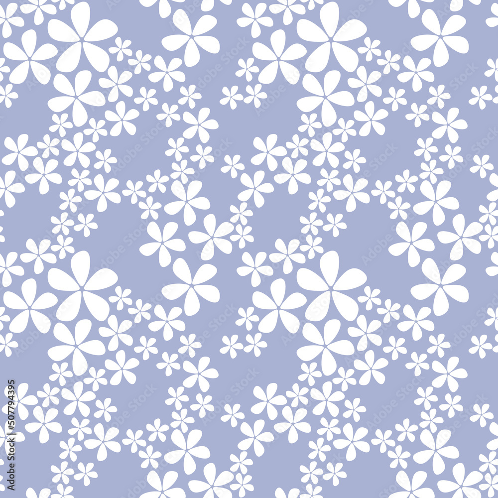 Tender floral graphic seamless pattern. Flat flower vector ornament wallpaper. Abstract holiday backdrop. Wallpaper, fabric, textile, clothes print, wrapping paper or package design Tender floral graphic seamless pattern. Flat flower vector ornament wallpaper. Abstract holiday backdrop. Wallpaper, fabric, textile, clothes print, wrapping paper or package design