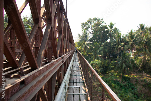 A beautiful panoramic view of Luang Prabang city in Laos.