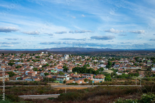 Vista panorâmica da cidade de Araçuaí em Minas Gerais, Brasil photo