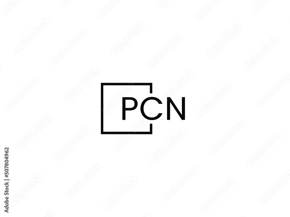 PCN letter initial logo design vector illustration PCN letter initial logo design vector illustration