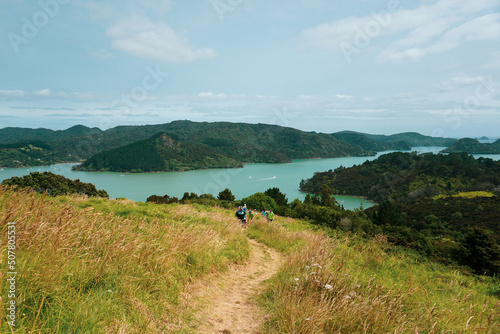 The View Around St Pauls Rock Scenic Reserve in Whangaroa, Northland, New Zealand. photo