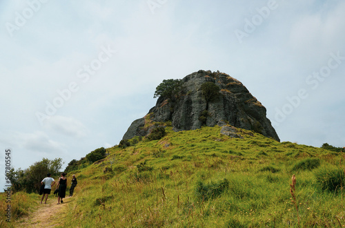 The View Around St Pauls Rock Scenic Reserve in Whangaroa, Northland, New Zealand. photo