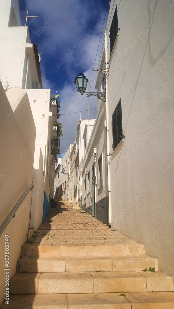 white mediterranean village