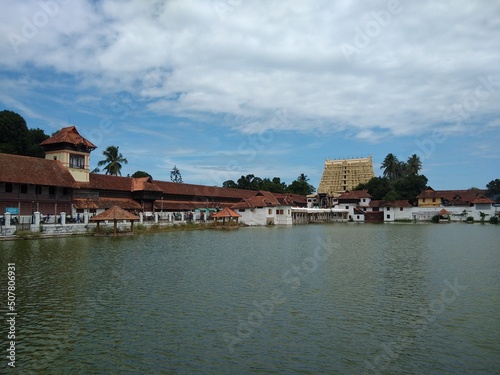 Sree Padmanabha Swamy temple, historic landmark in Thiruvananthapuram, Kerala
