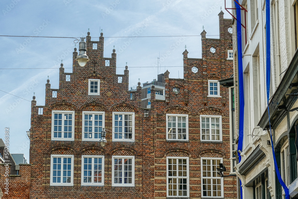 Historische Backsteinfassaden in s’Hertogenbosch