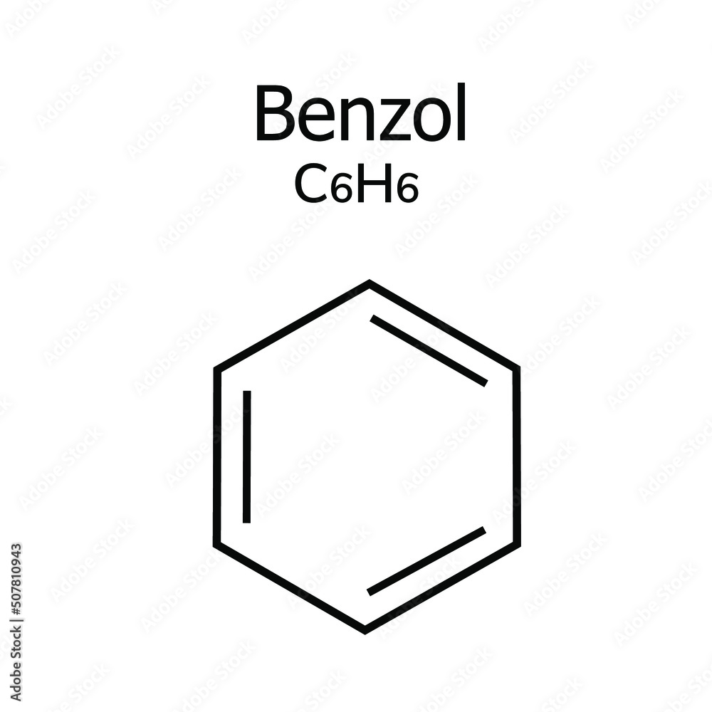 Structural chemical formula on white background Structural chemical formula on white background