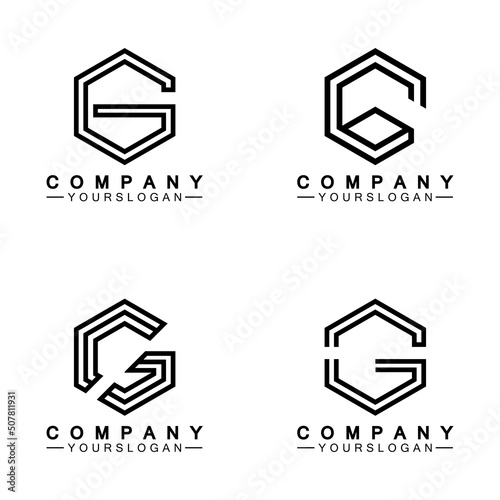 Letter G logo icon design template