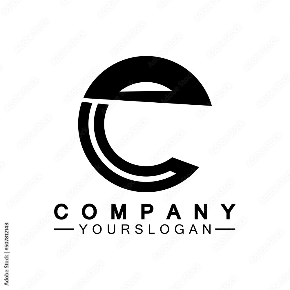 Letter E logo icon design template Letter E logo icon design template
