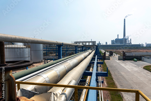 Pipelines for the transportation of industrial oil and gas.