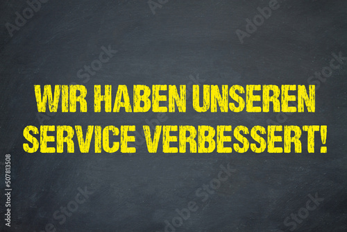 Wir haben unseren Service verbessert!