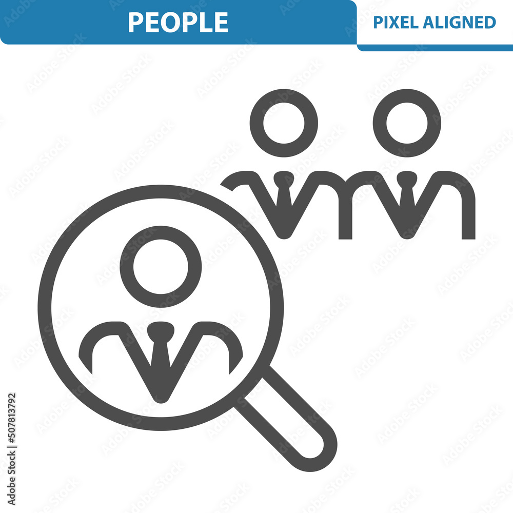 People Icon. Election, Job Recruitment, Politician People Icon. Election, Job Recruitment, Politician