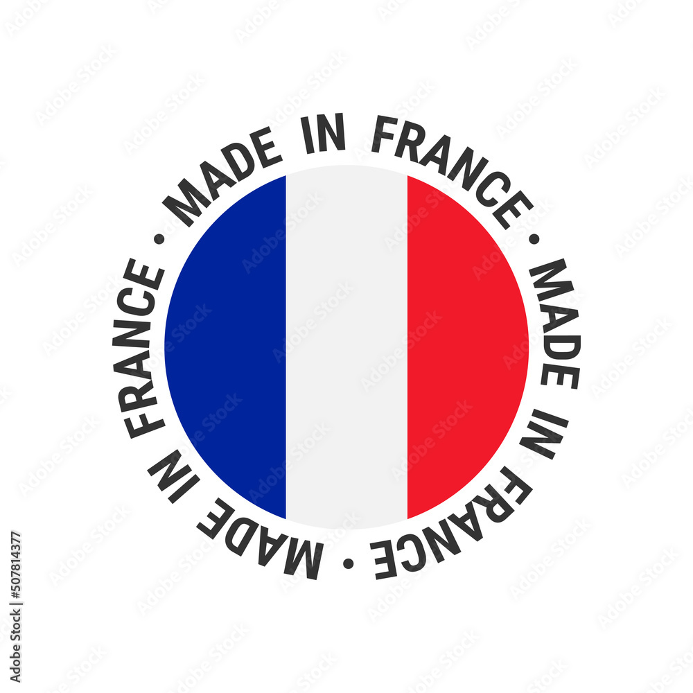 Badge Made in France. Vector stock image Badge Made in France. Vector stock image