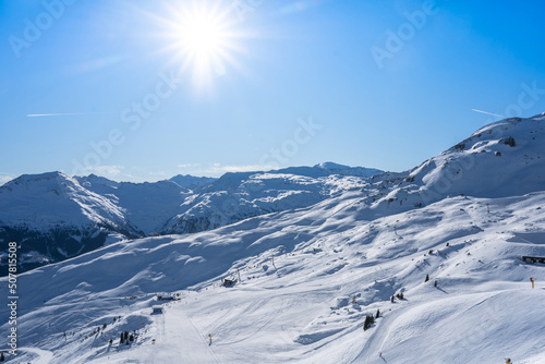 Snow mountains landscape © robertdering